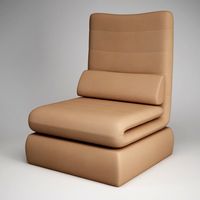 CGAxis Modern Armchair 21 3D Model
