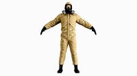 Hazmat Protective Suit Level C