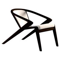 Solid wood lounge chair (342312)