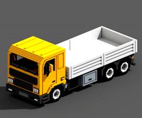 Voxel Flatbed Truck