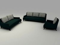 Belem living set 3D Model