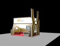 4x6 exhibition booth stand