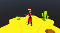 Lowpol rifle lady