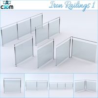 Iron Railings 1 3D Model