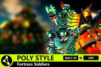 POLY STYLE - Sci-Fi Fortress Soldiers