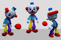 3D Character #040 - Clow Male - Animated - Low Poly - FBX