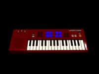 Music KeyBoard 3D Model