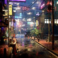 Rainy Neon Streets