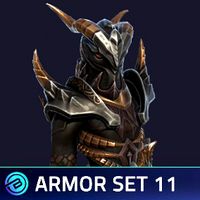 Dragonic Armor Set - Stylized RPG