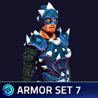 Corrupted Armor Set - Stylized RPG