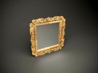 Wood model wall mirror dish for cnc machine