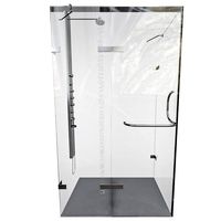 Monteray H Frameless Rectangle Hinged shower cabin (343187)