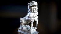Lion- Statue-013M 新莊慈祐宮