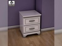 Ashley Lulu Nightstand 3D Model