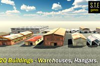 20 Buildings,Warehouses,Hangars HDRP