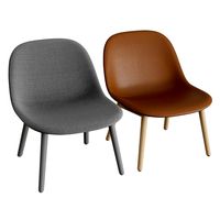 Wood Base Fiber Lounge Chair  (343500)