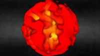 Fake volumetrics voronoi sphere