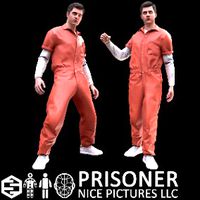Man - Prisoner - Modular - Rigged