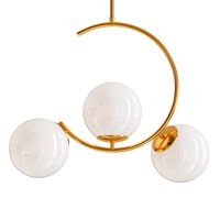 Mid century chandelier 3 lights (343984)