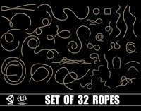 Set of 32 Ropes Kitbash