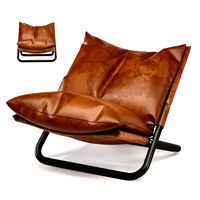 Leather Cross Low Armchair by Arflex (344491)