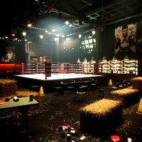 Underground fighting arena
