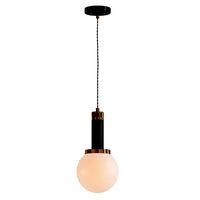 Circa 1958 Stilnovo Attributed Glass pendant light  (344562)