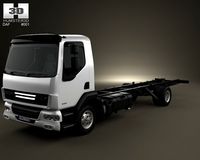 DAF LF Chassis Truck 2011 3D Model