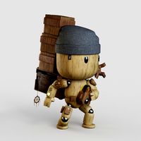 woodstranding action figurine