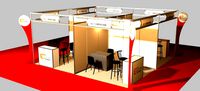 exhibition booth 6x6 octanorm system
