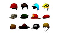 hats and helmet pack 4