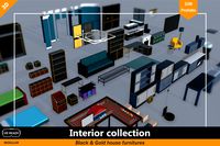 Black &amp; Gold house furnitures