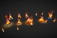 Campfires & Torches Models and FX!