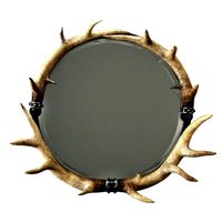 uttermost stag horn mirror