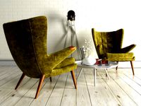 velvet armchair 1211