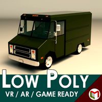 low poly transporter van 03