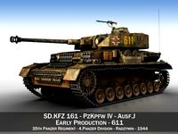 pzkpfw iv - panzer 4 - ausfj - 611