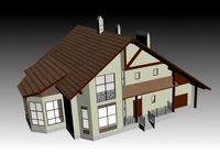 Cottege 3D Model