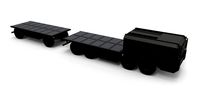 Military truck with trailer