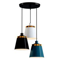 Coloree avec support dore pendant (345253)