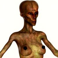 realistic female alien 10