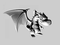 cartoon dragon