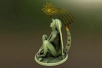 dreaming girl