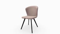 Silla De Comedor Viggo Tela Beige Spy 60 Pata N