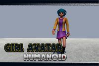 Teen girl avatar