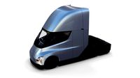 tesla truck with interior silver