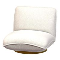 Eichholtz Chair Relax white boucle swiwel (345734)