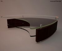 Fin Coffee Table 3D Model