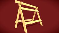 Wooden Sawhorse