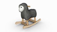 Rocking lamb ride-on